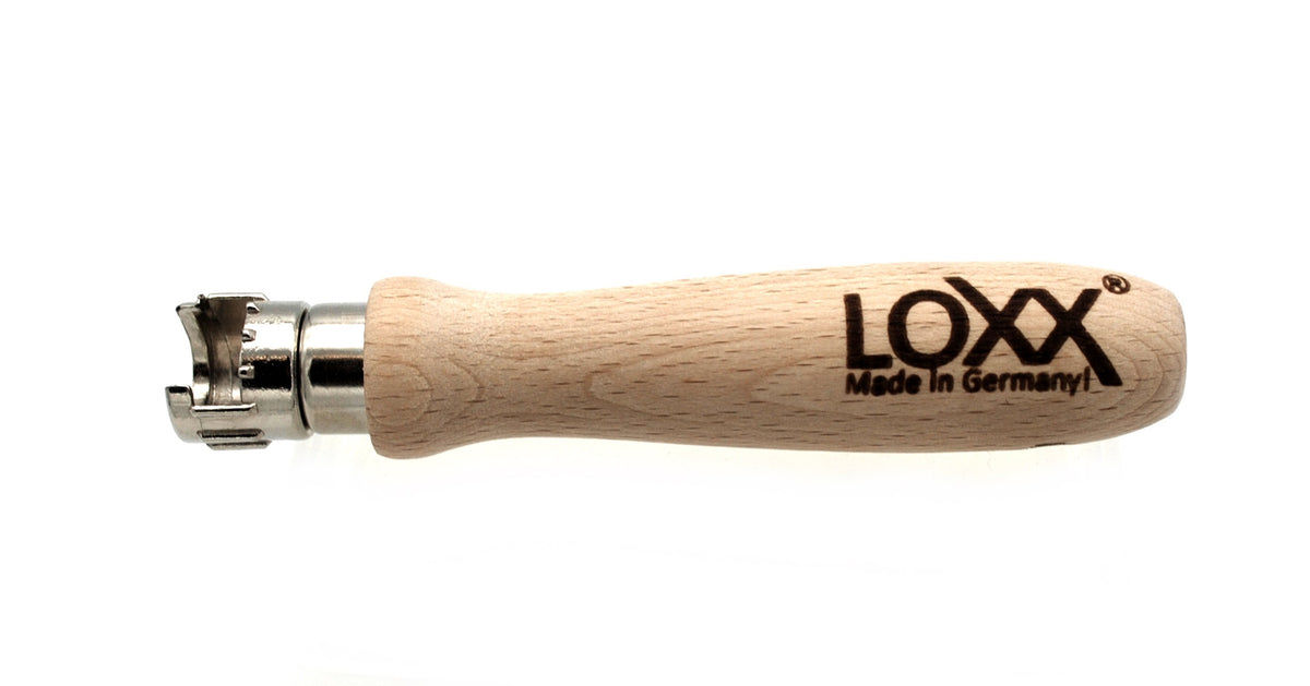 LOXX/TENAX NØKKEL MED TRESKAFT "Pull and Close"
