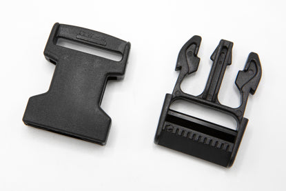 SPENNE Stikklås 30mm sort nylon, 2 deler