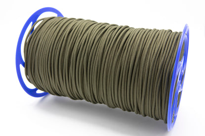 Snor polyester 4 mm oliven