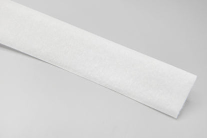 BORRELÅS 25 MM KROK POLYESTER HVIT