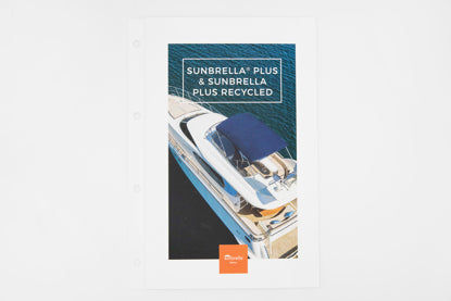 Prøver Sunbrella Plus A4
