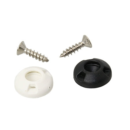 PERFIX UNDERDEL M/SKRUE SVART - 10 PK