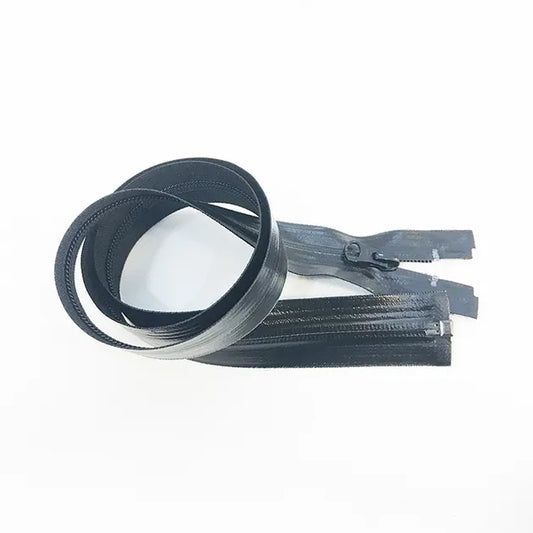 GLIDELÅS SPIRAL VANNTETT 5 MM YKK 90 CM DELBAR SVART