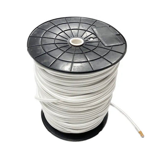 STRIKK 6MM RUND HVIT