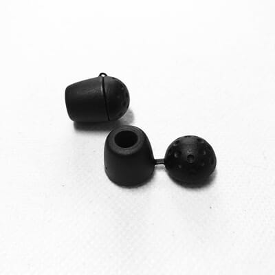 SNORKLOKKE 3-5 MM SNOR, SVART