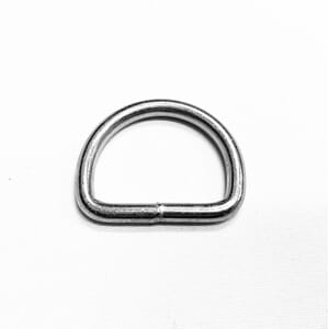 SPENNE 40 MM D-RING RUSTFRI