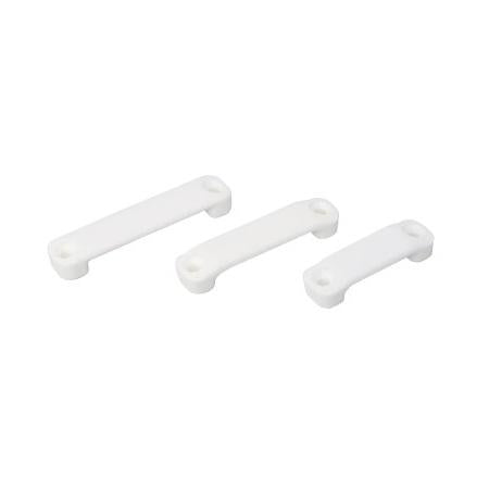 REIMBØYLE 30 MM PLAST HVIT