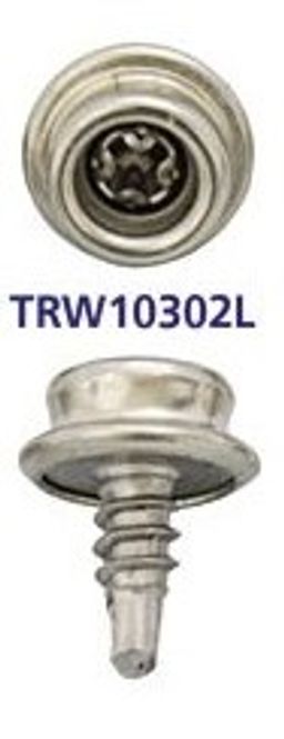 TRYKKNAPP DEL 3 KULE M/SELVBORENDE SKRUE 4.8X10 MM